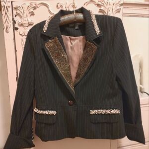 True Meaning brocade blazer.